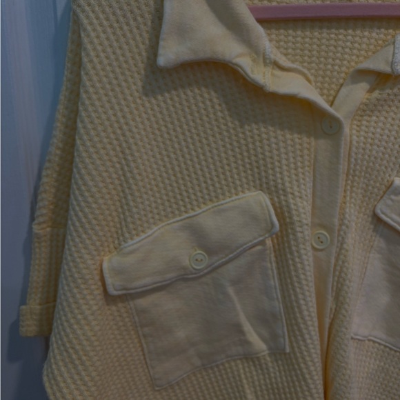 BUCKETLIST Yellow Button Down Shirt - Picture 2 of 8